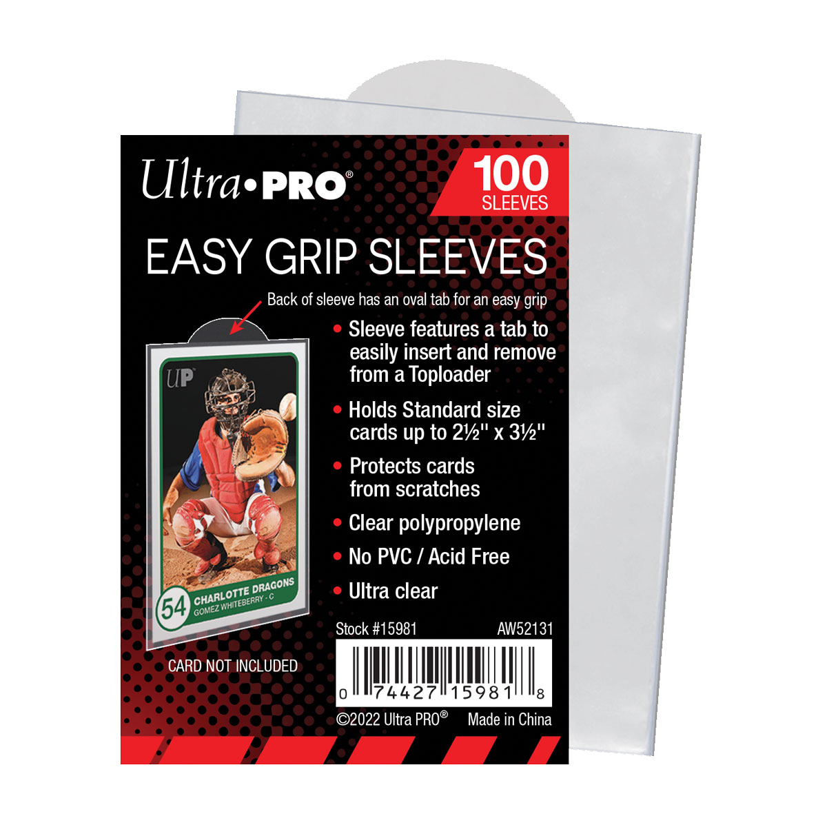 Ultra-Pro: Easy Grip Sleeves (100 sztuk)