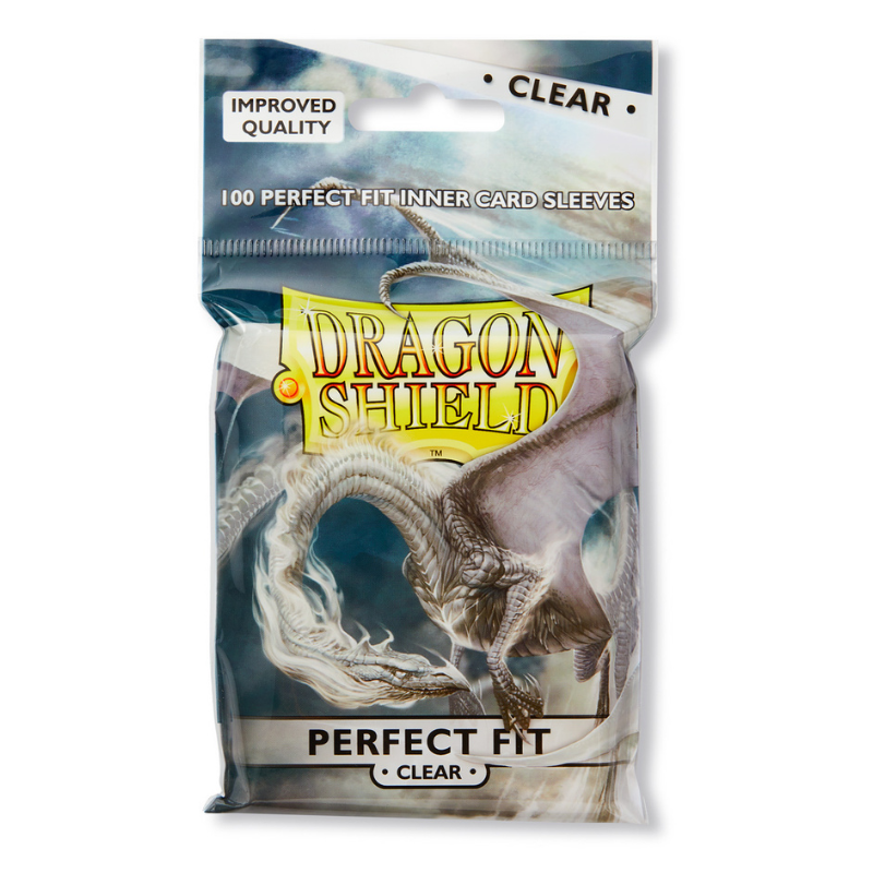 Dragon Shield: Standard Perfect Fit Sleeves - Clear (100 koszulek)
